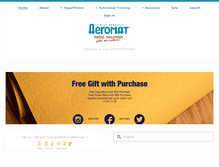 Tablet Screenshot of aeromats.com